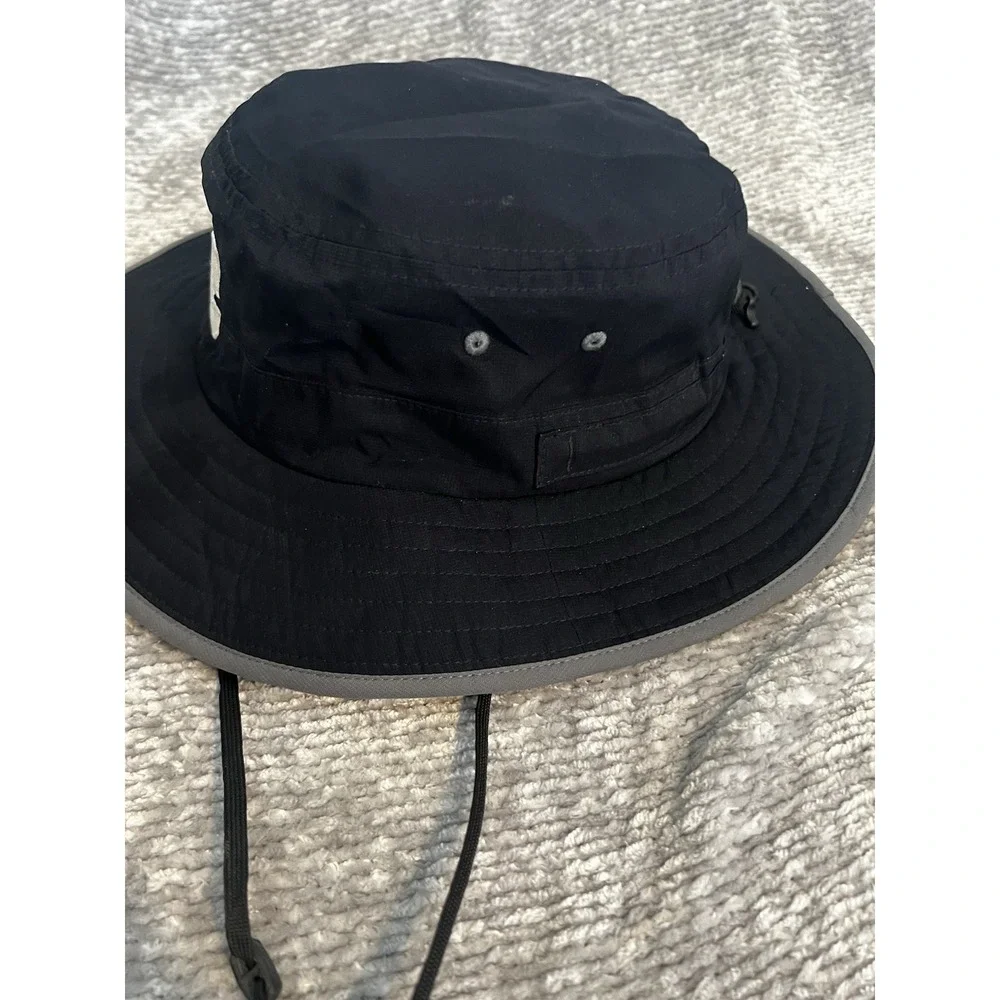 Richardson 810 Bucket Hat Black LC Logo Adjustable Outdoor Sun Hat Packable(073) - Picture 3 of 5